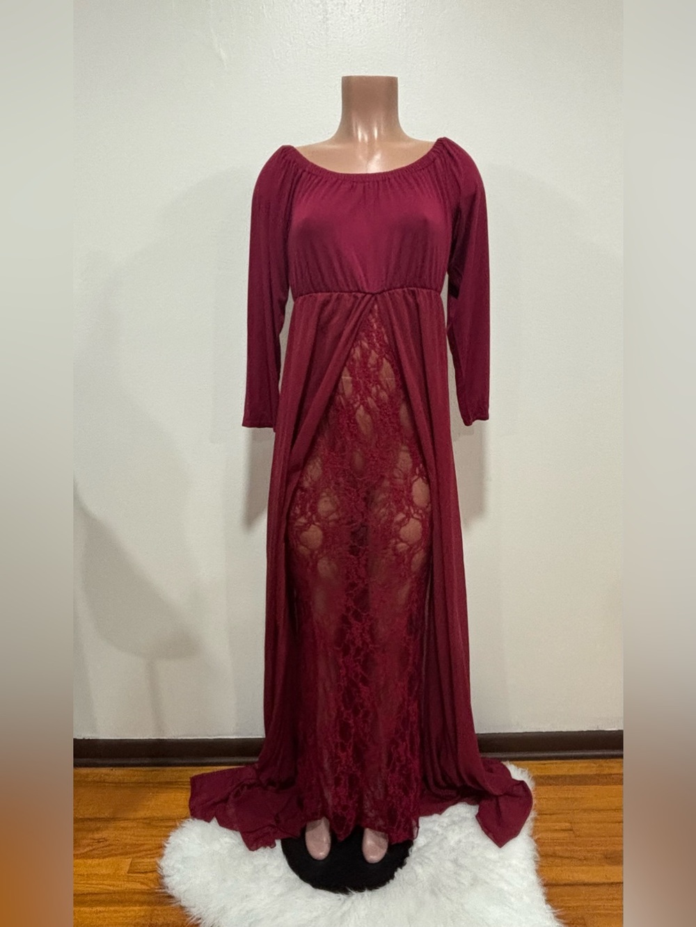 Red Maternity Dress